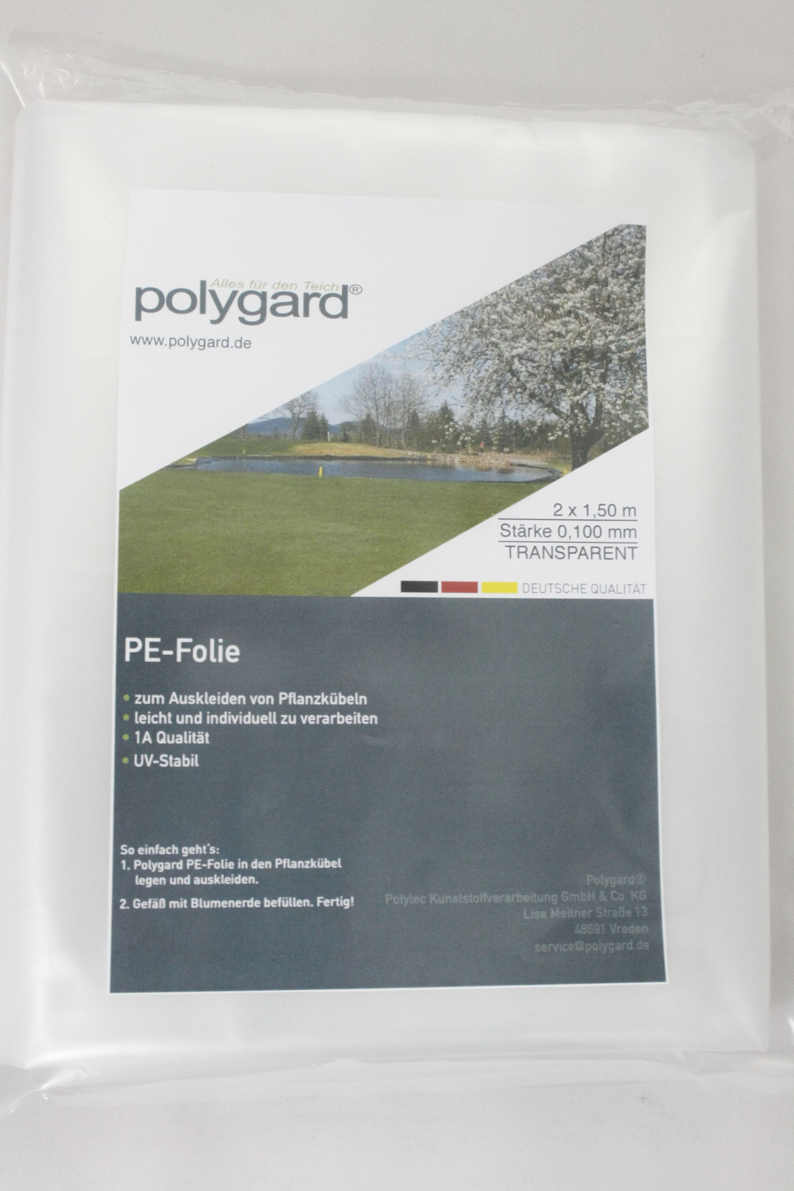 PE-Folie, transparent, 2 x 1,50 m; 0,100 mm-20PPPE01020150